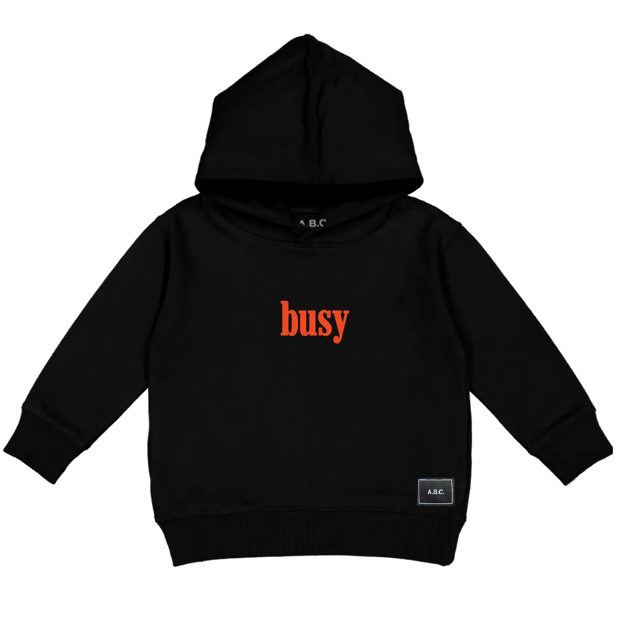 BUSY LIVING HOODY(BLACK)