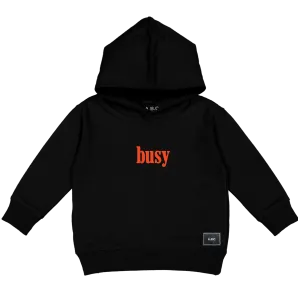 BUSY LIVING HOODY(BLACK)