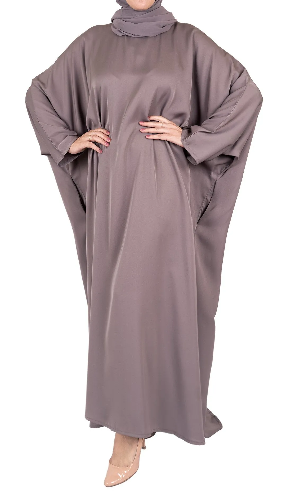 Butterfly Abaya - Mink