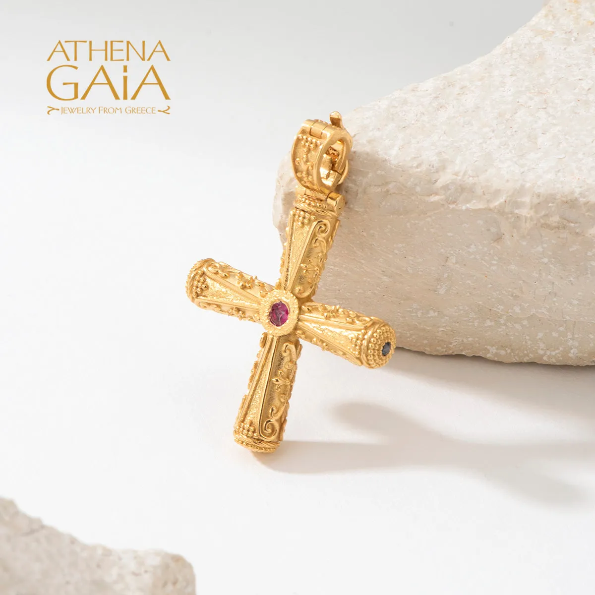 Byzantine Embroidery Orthodox Cross (Large)