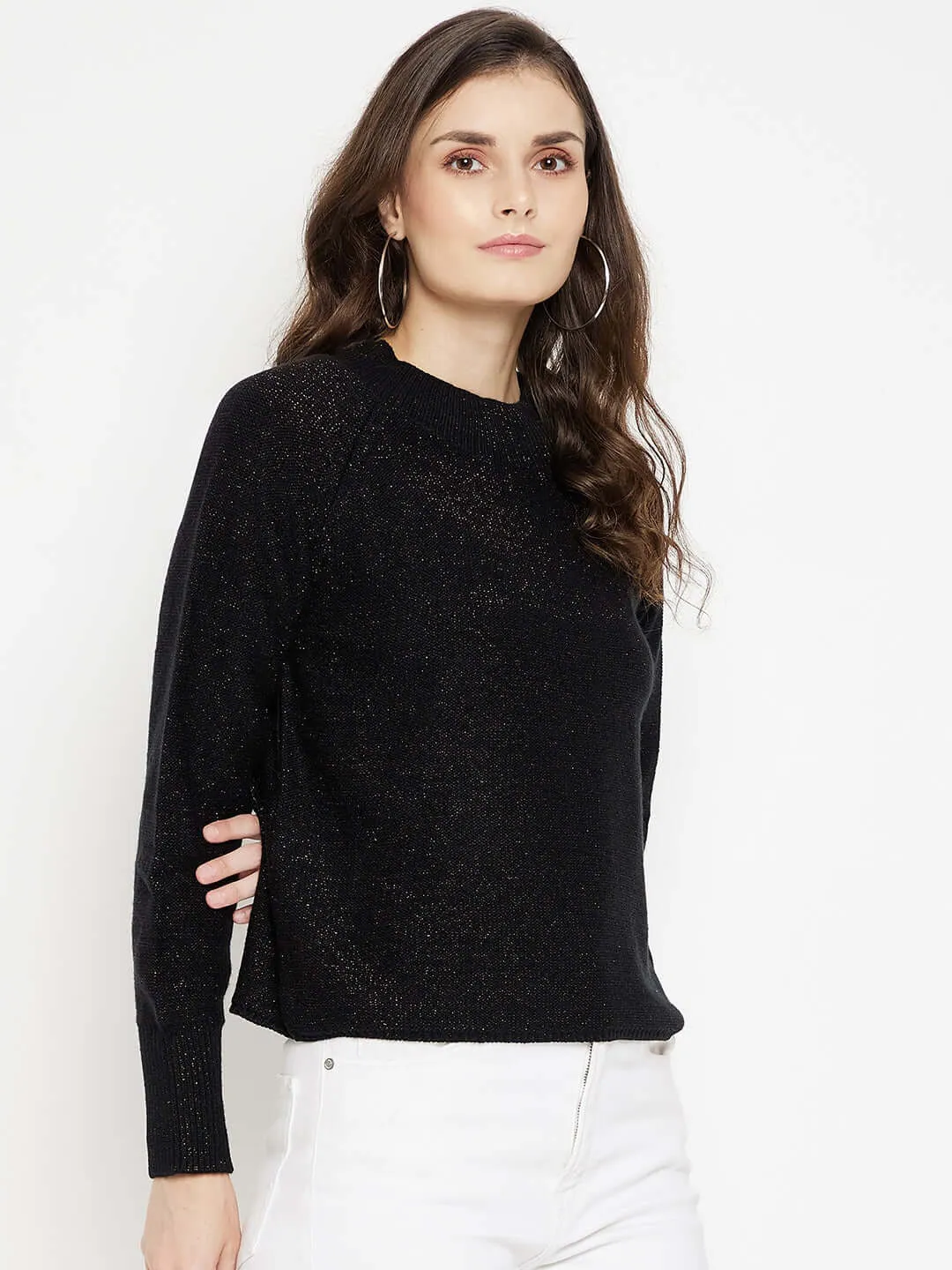 Camla Barcelona Shimmery Black Sweater
