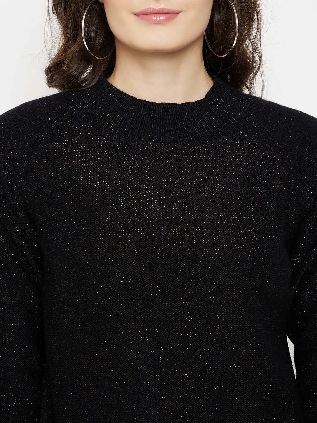 Camla Barcelona Shimmery Black Sweater
