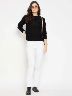 Camla Barcelona Shimmery Black Sweater