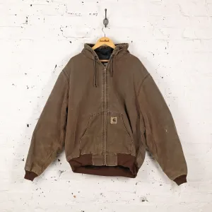 Carhartt Hooded Work Jacket - Brown - XXL