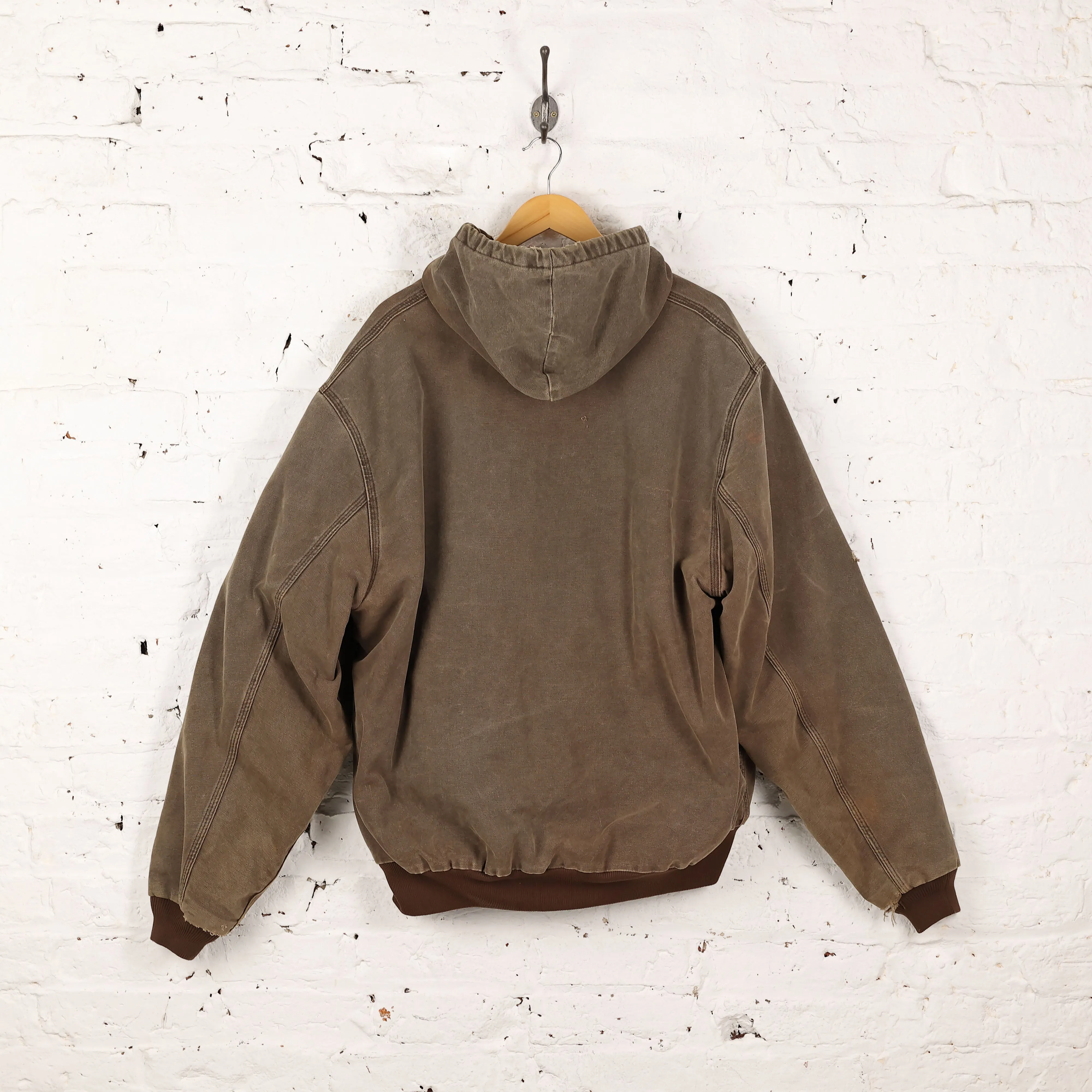 Carhartt Hooded Work Jacket - Brown - XXL