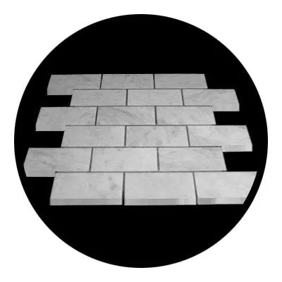 Carrara Marble Italian White Bianco Carrera 2x4 Brick Mosaic Tile Polished