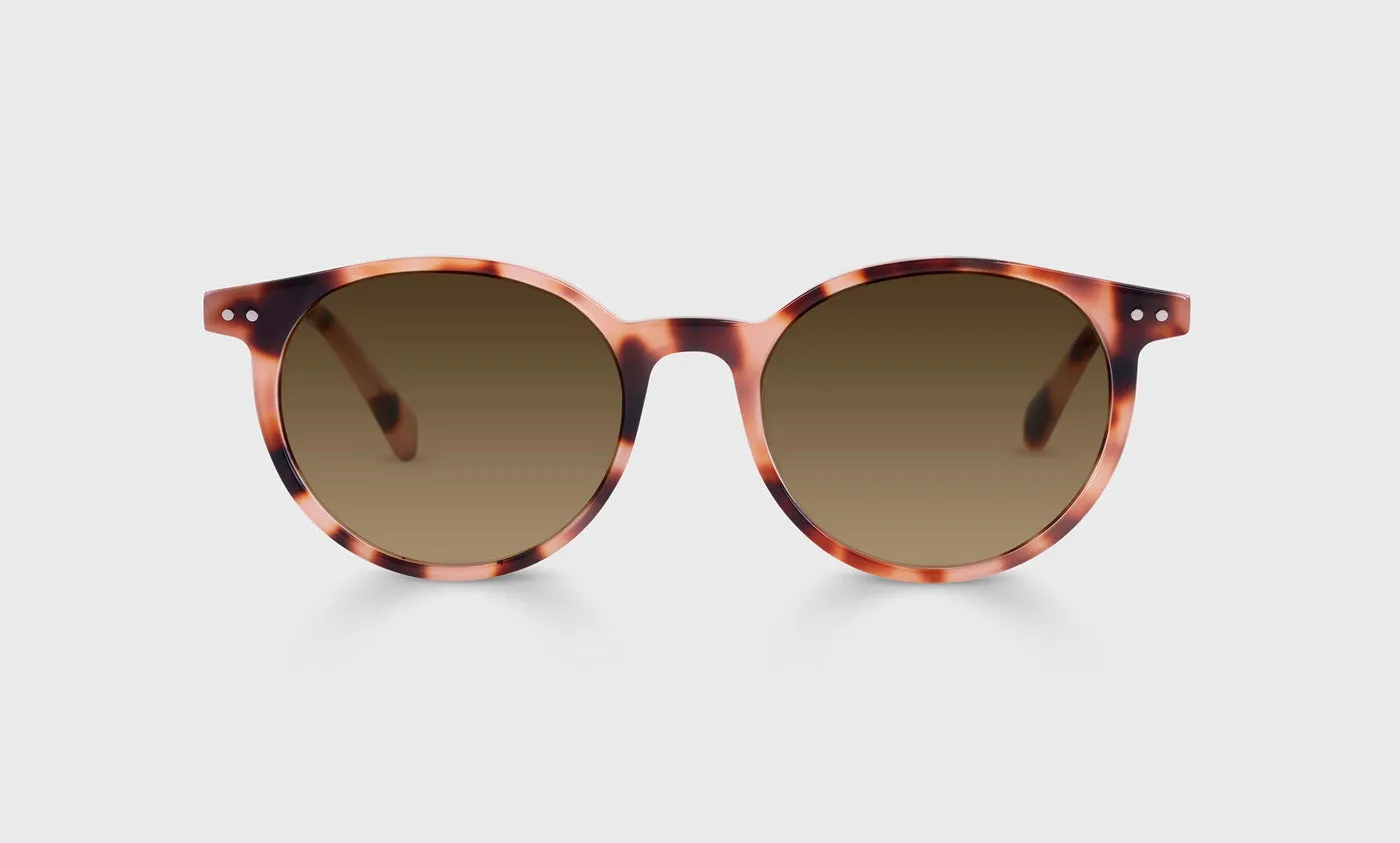 Case Closed Average Color 43 - Blush Pink Tortoise Front and Temples