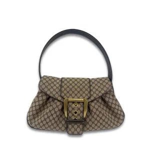 Celine Vintage Macadam Buckle Shoulder Bag