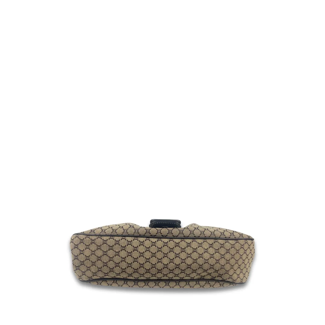 Celine Vintage Macadam Buckle Shoulder Bag