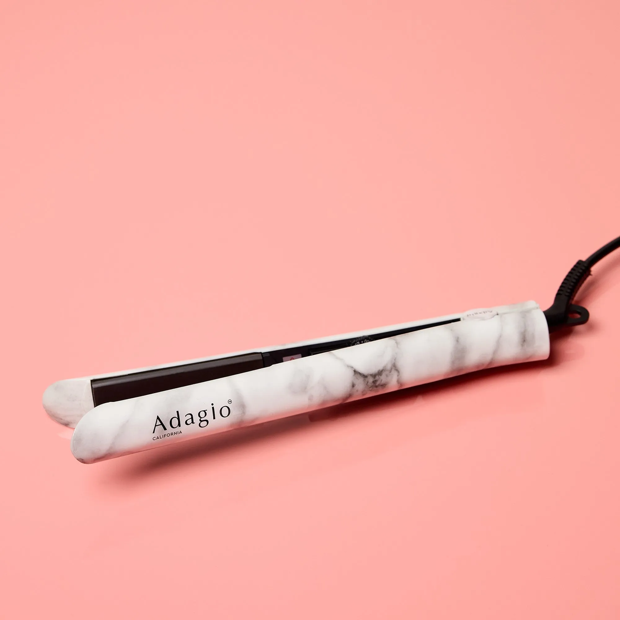 Ceramic Flat Iron (White Marble)