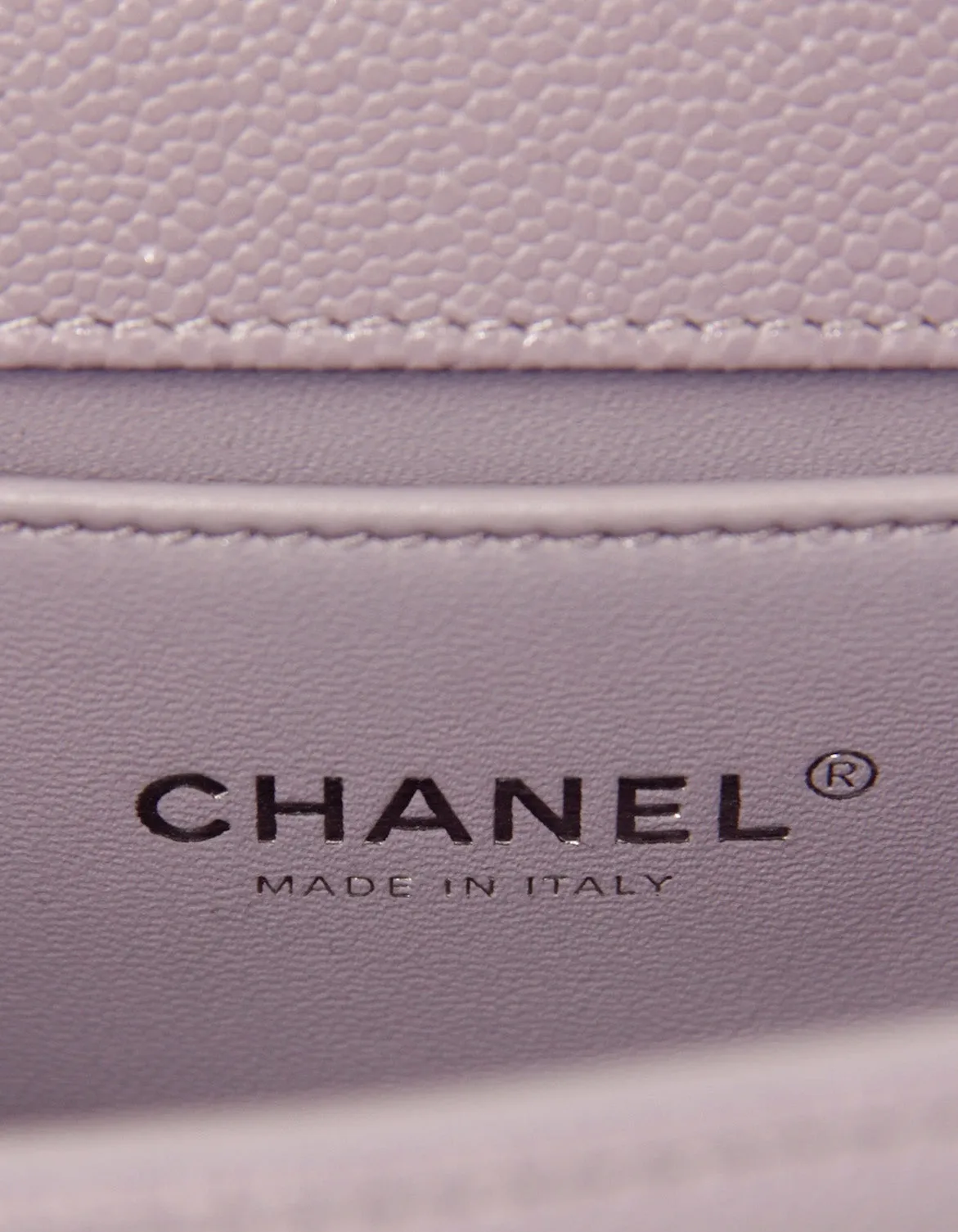 Chanel 2024 Purple Caviar Leather Small Boy Bag