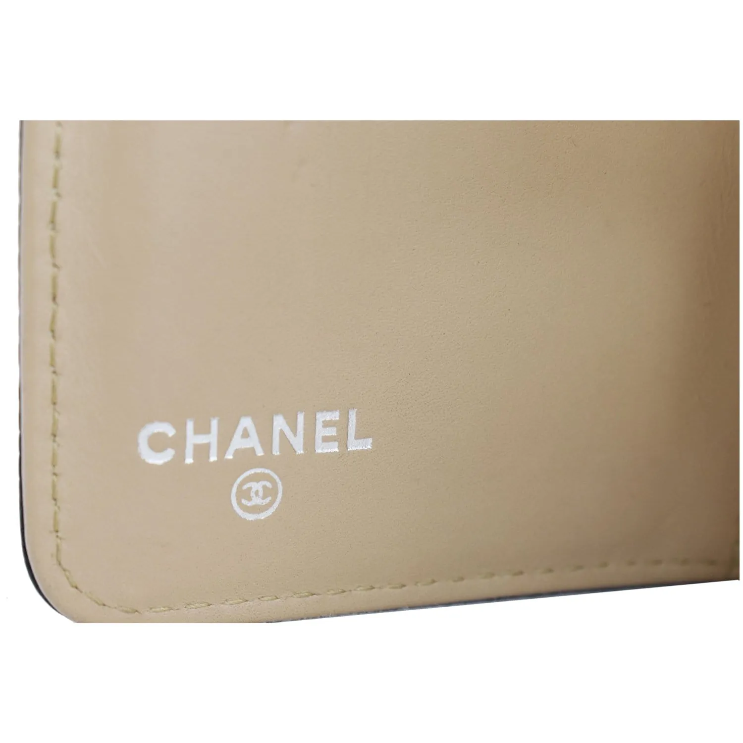CHANEL Bifold Caviar Leather Wallet Black