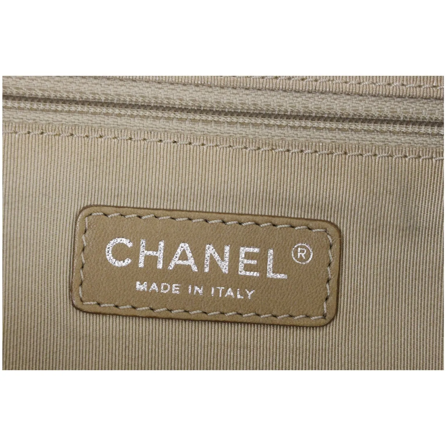 CHANEL Black Quilted Caviar Leather Zip Around Tote Bag
