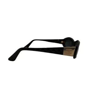 Chanel Black Small Quilted Sunglasses