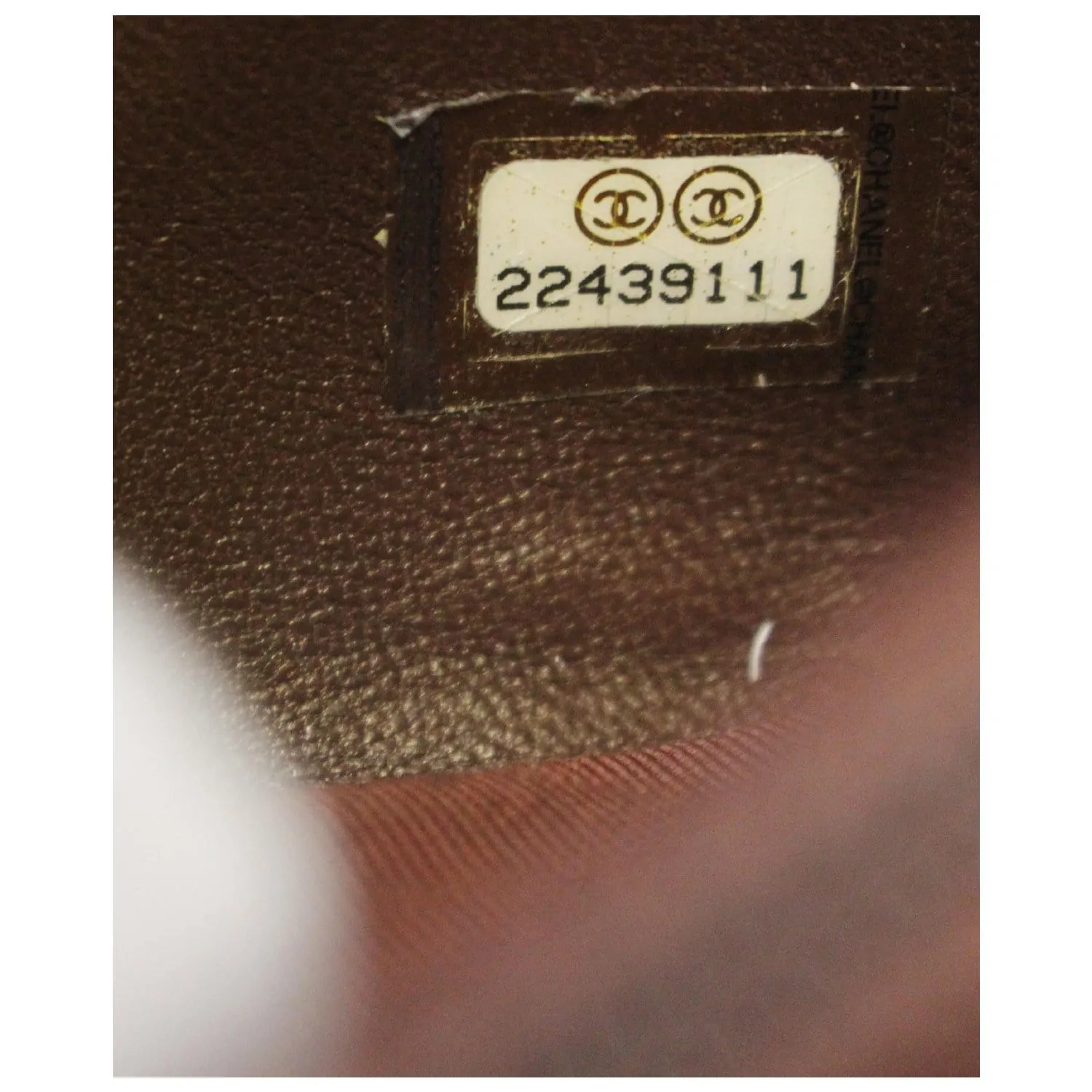 CHANEL Lambskin Chevron Zip Around Wallet Black