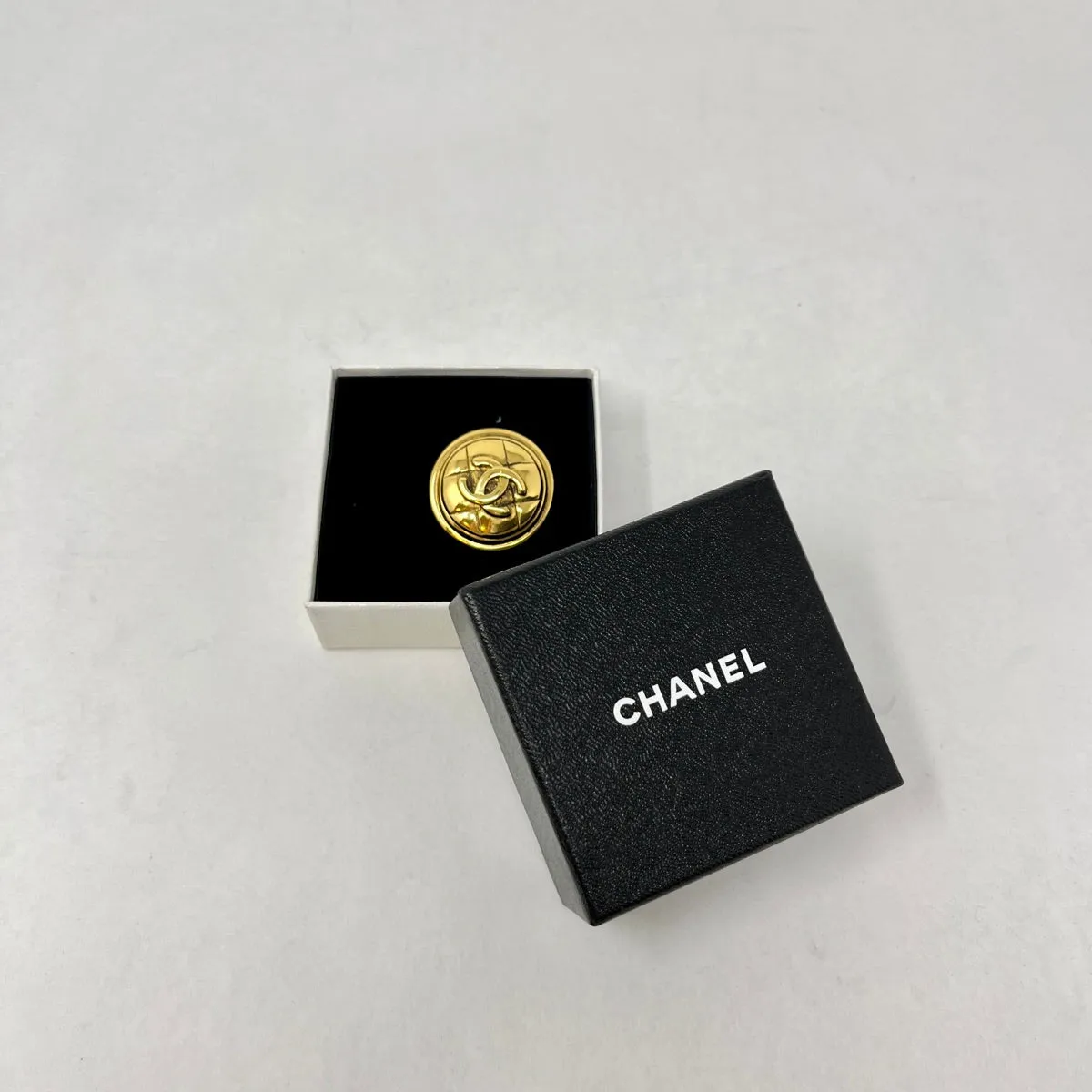 Chanel Quilted CC  Pin