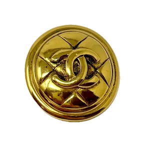 Chanel Quilted CC  Pin