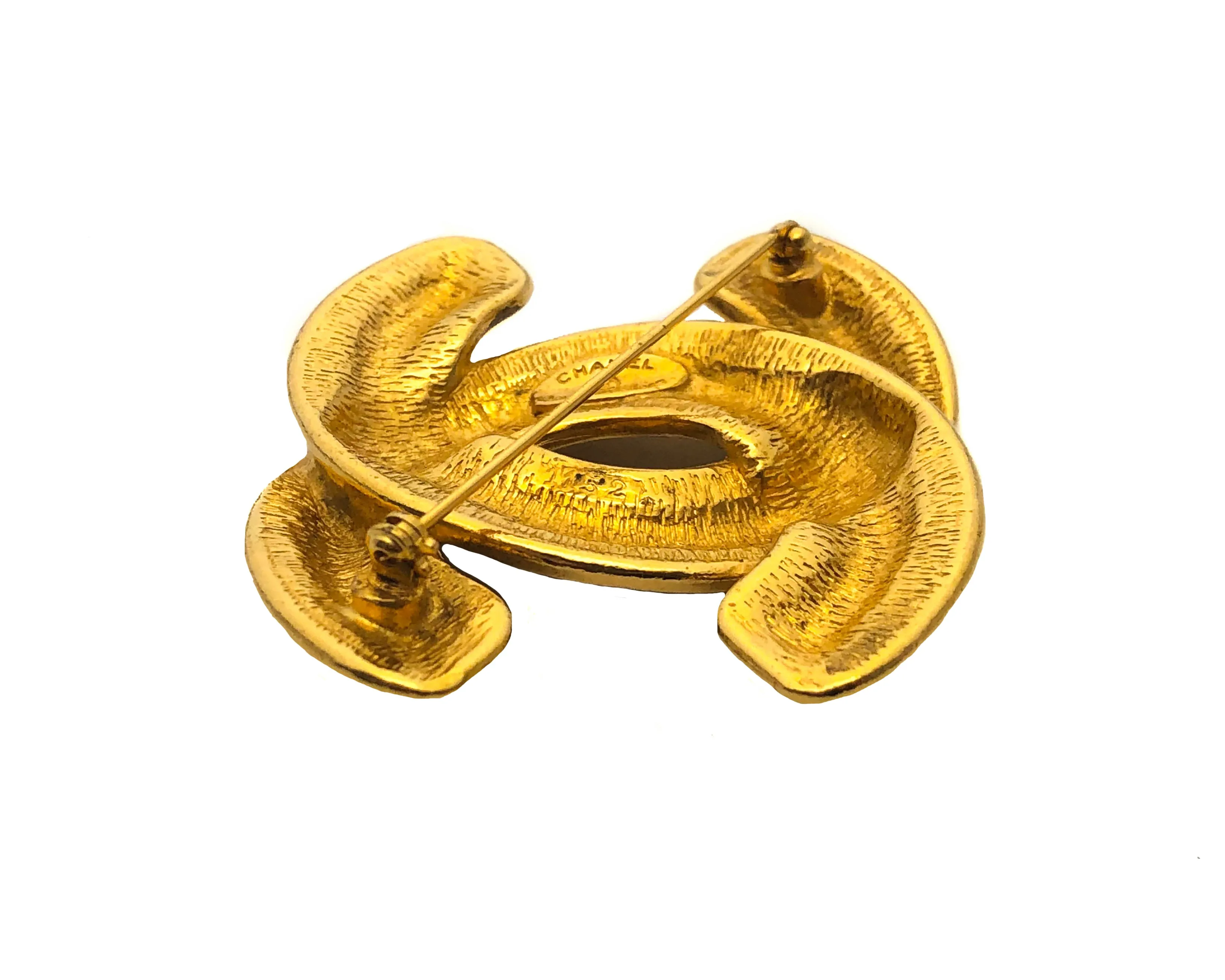 Chanel Vintage Classic Quilted Large Pin