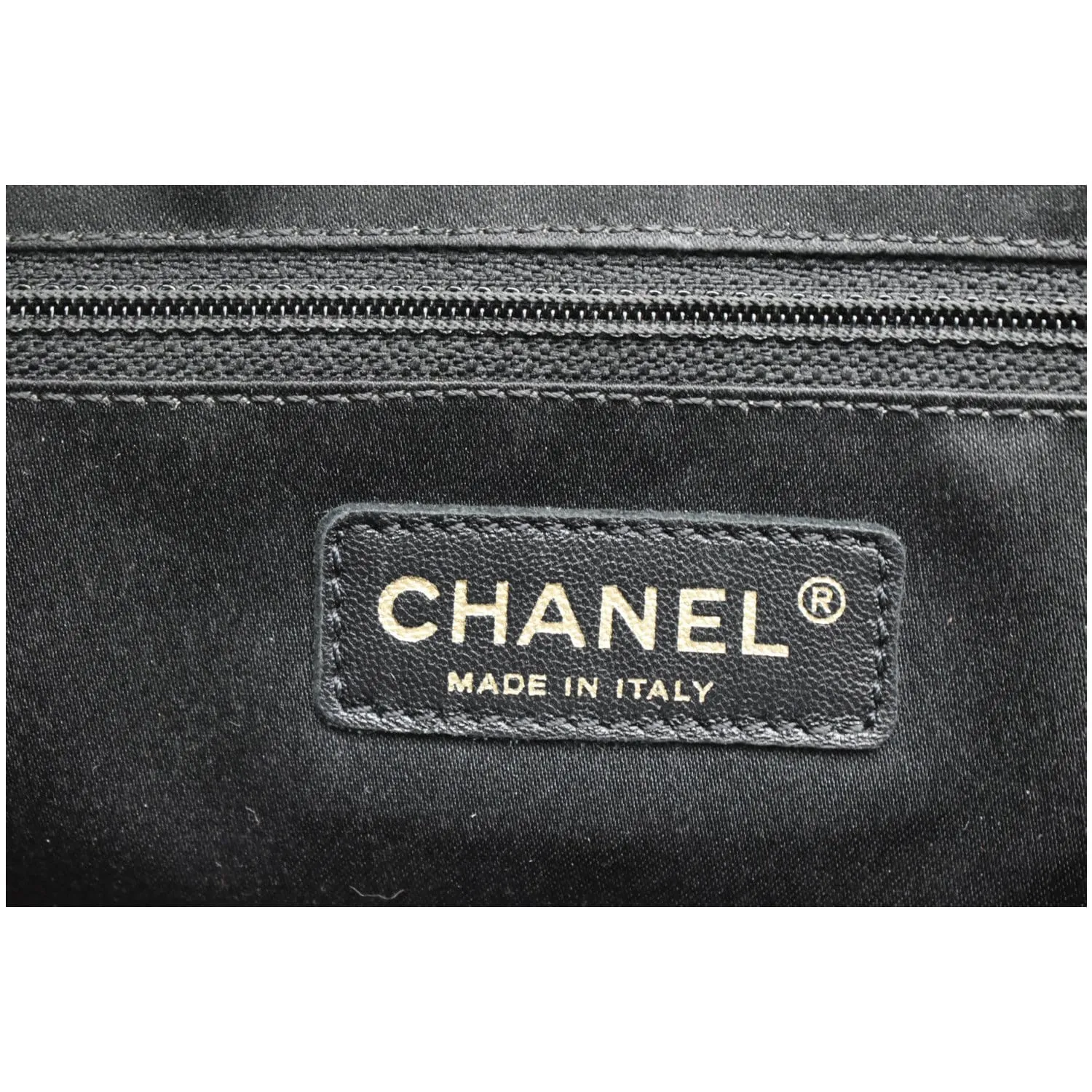 CHANEL XL Grand Quilted Caviar Leather Shopping Tote Bag Black