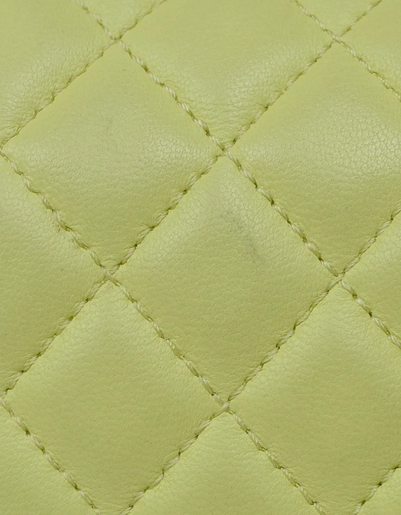 Chanel Yellow Leather Medium Boy Bag