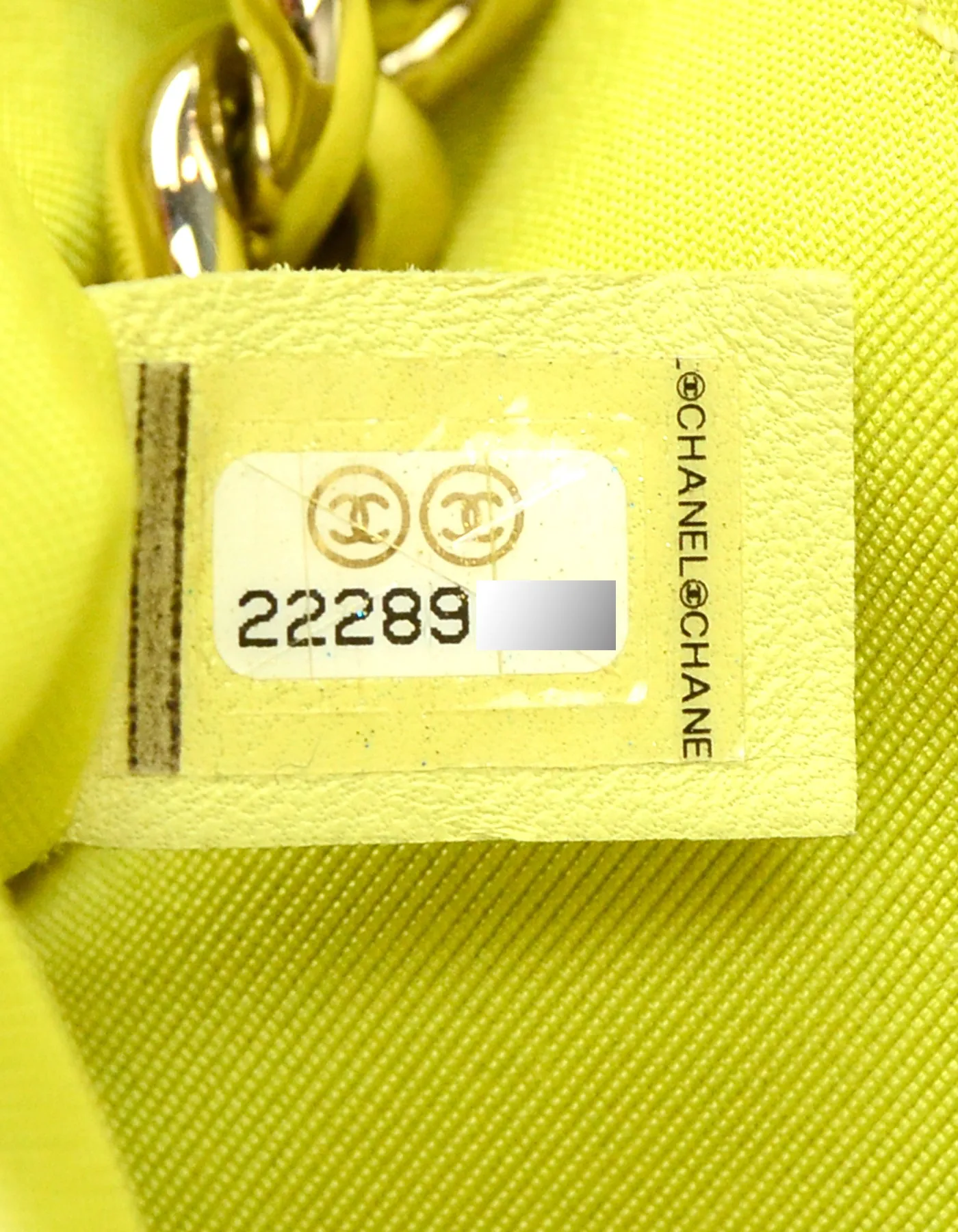 Chanel Yellow Leather Medium Boy Bag
