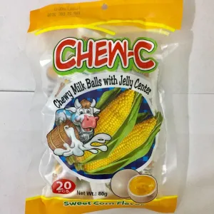 CHEWY MILK BALLS SWEET CORN 80G