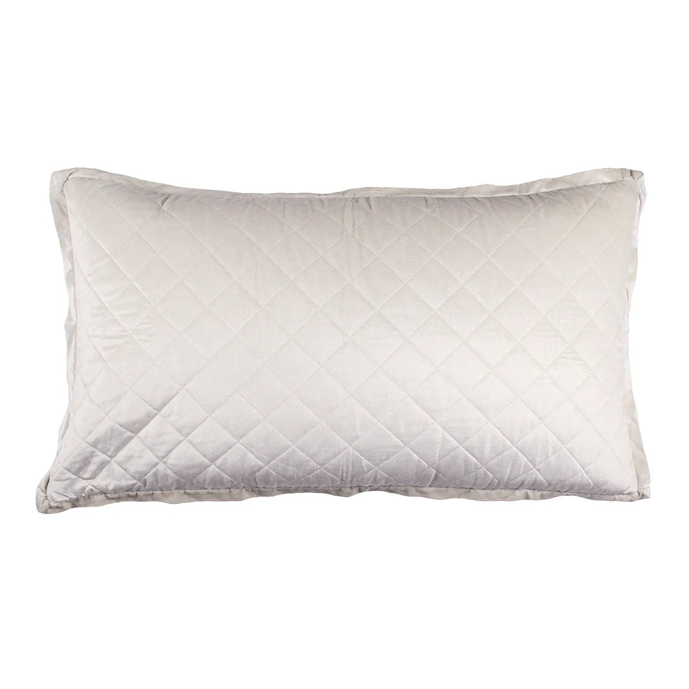 Chloe King Pillow / Ivory Velvet 20X36