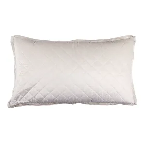Chloe King Pillow / Ivory Velvet 20X36