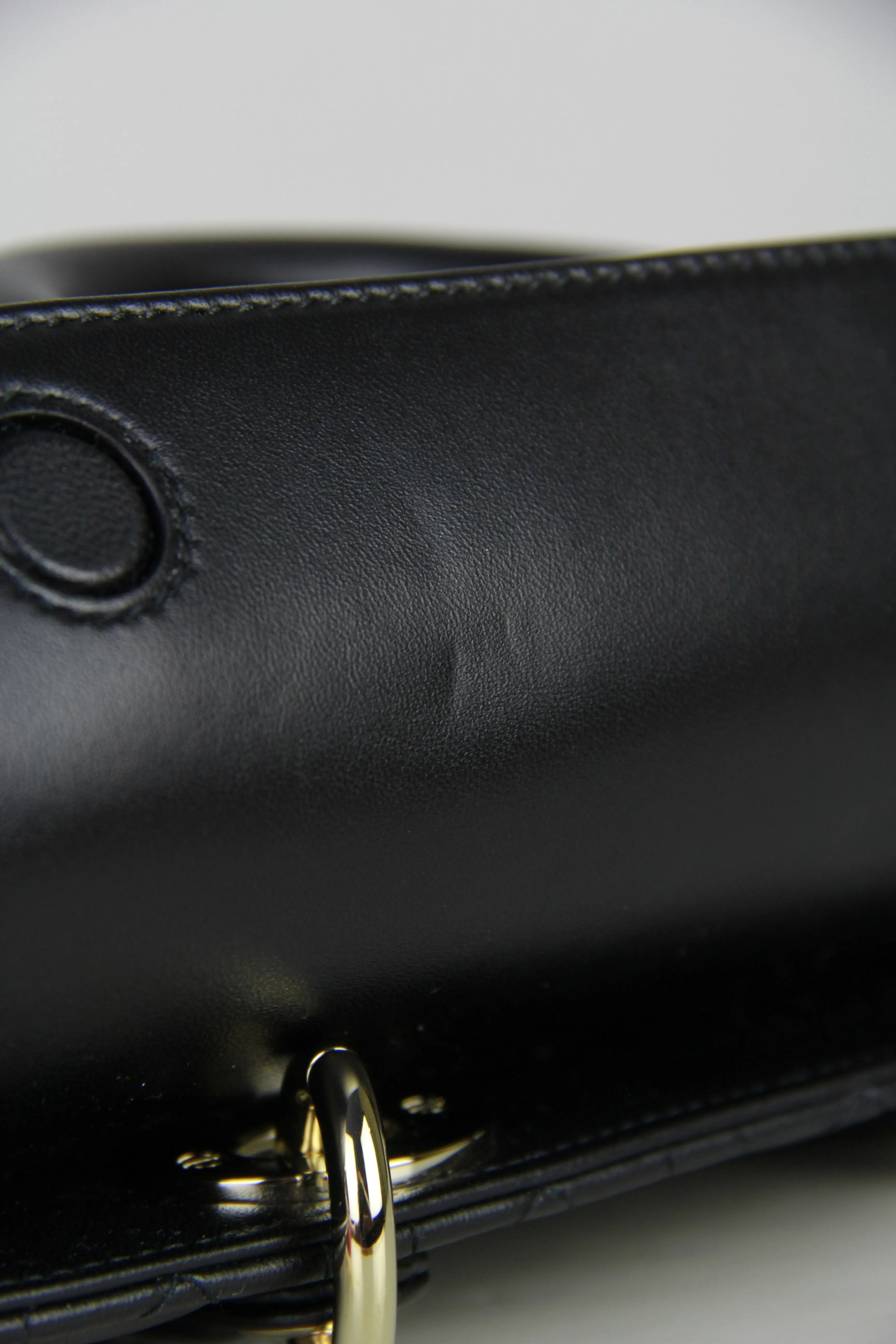 Christian Dior Black Cannage Lambskin Quilted Leather Lady D-Joy Bag