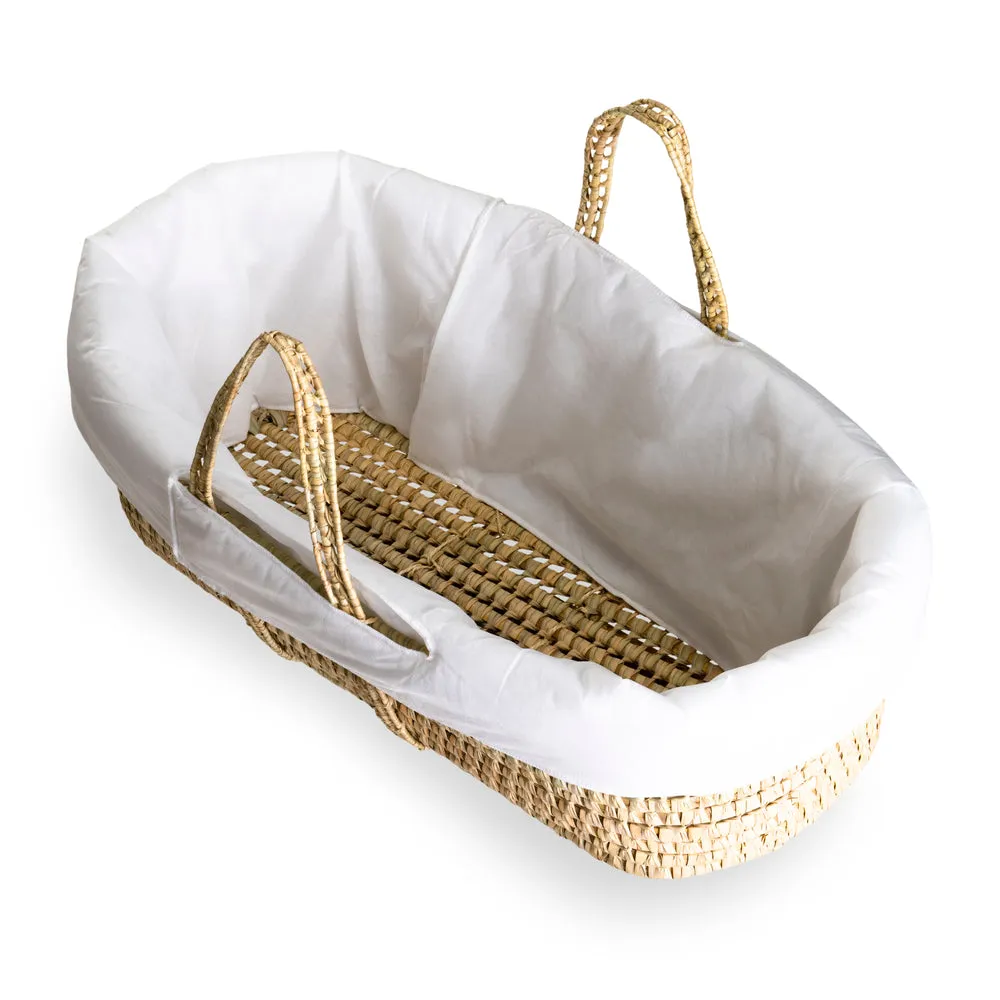 Clair de Lune Quilted Liner for Moses Basket