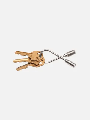 Closed Helix Keyring Stainless Steel
