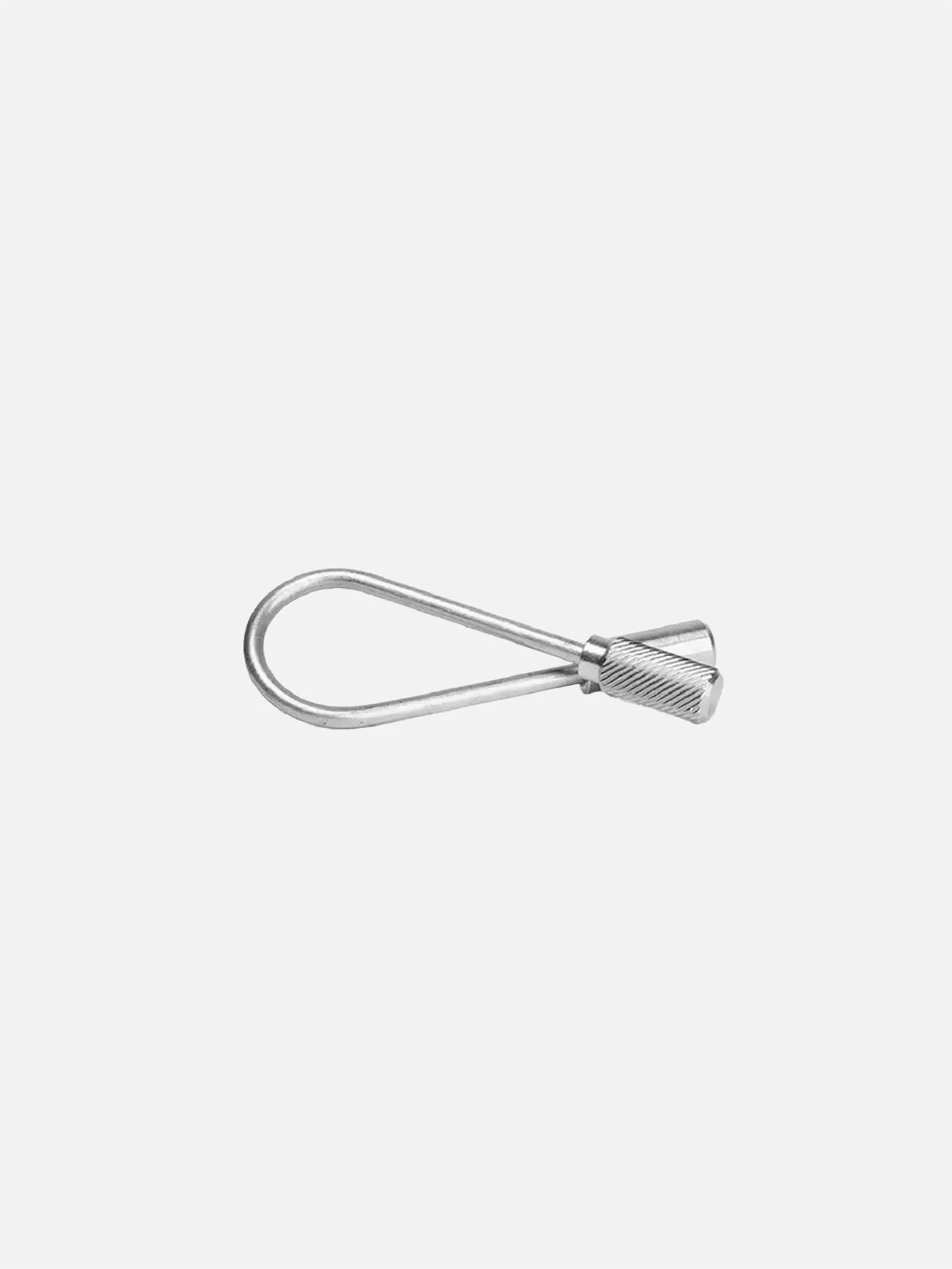 Closed Helix Keyring Stainless Steel