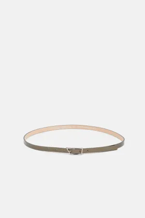 CLOSED Leather Belt in Irish Coffee