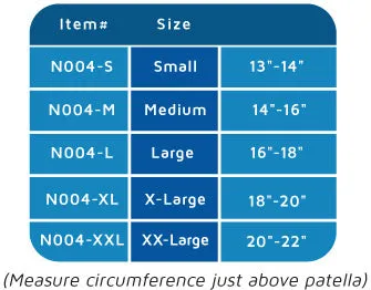 CLOSED PATELLA KNEE SLEEVE