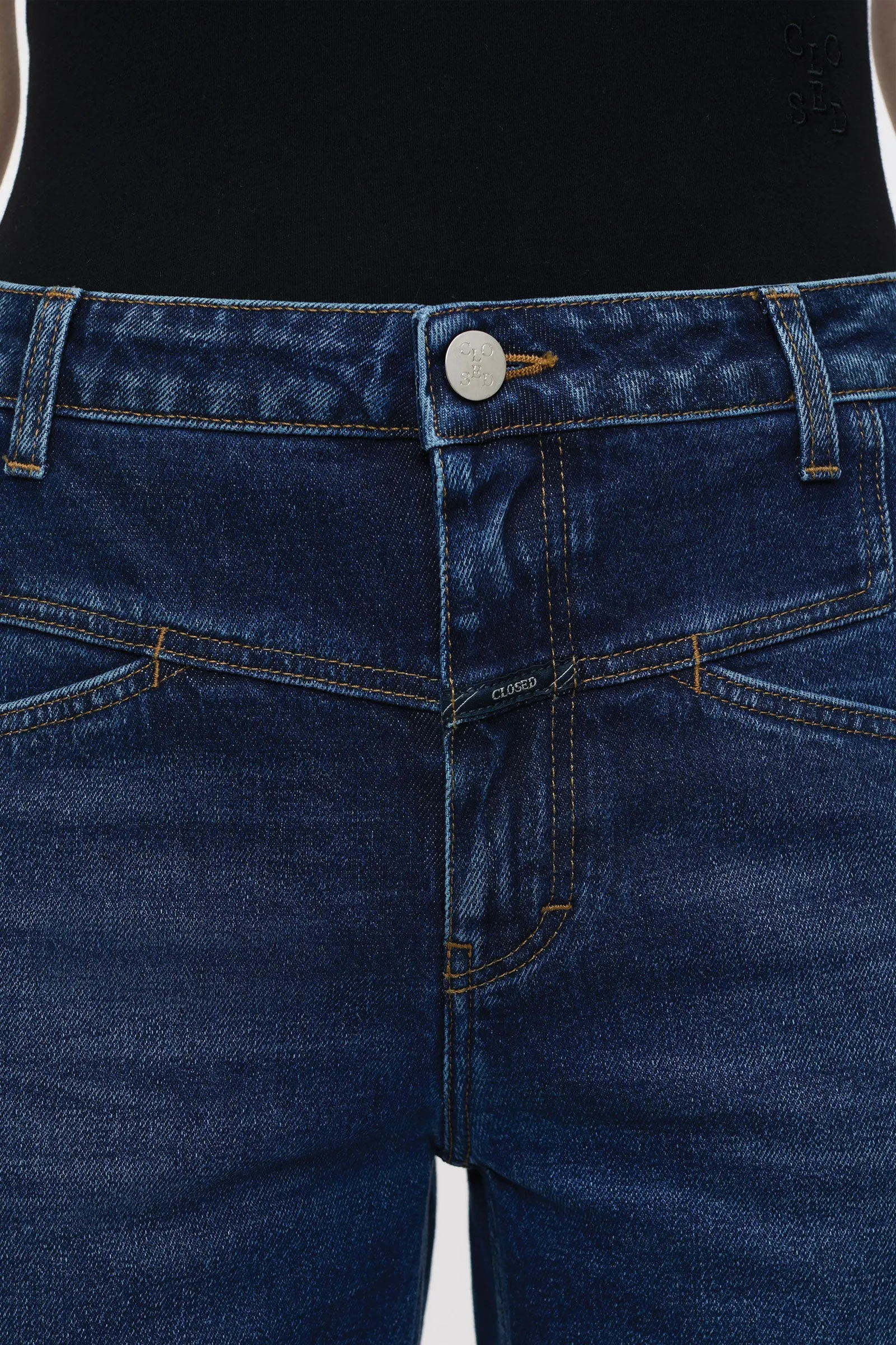 Closed Stover-X in Dark Blue