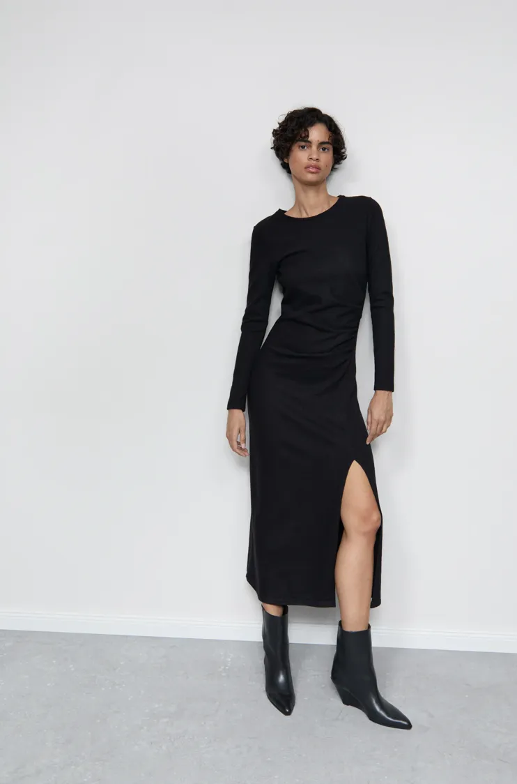 CLOSED The Wool Jersey Dress - Black