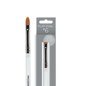 CND - PROSERIES #6 Gel Brush Flat Oval 1 pc.