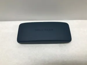 Cole Haan Optical Logo Engraved Black Eye Glasses Hard Case | KMOPT-02