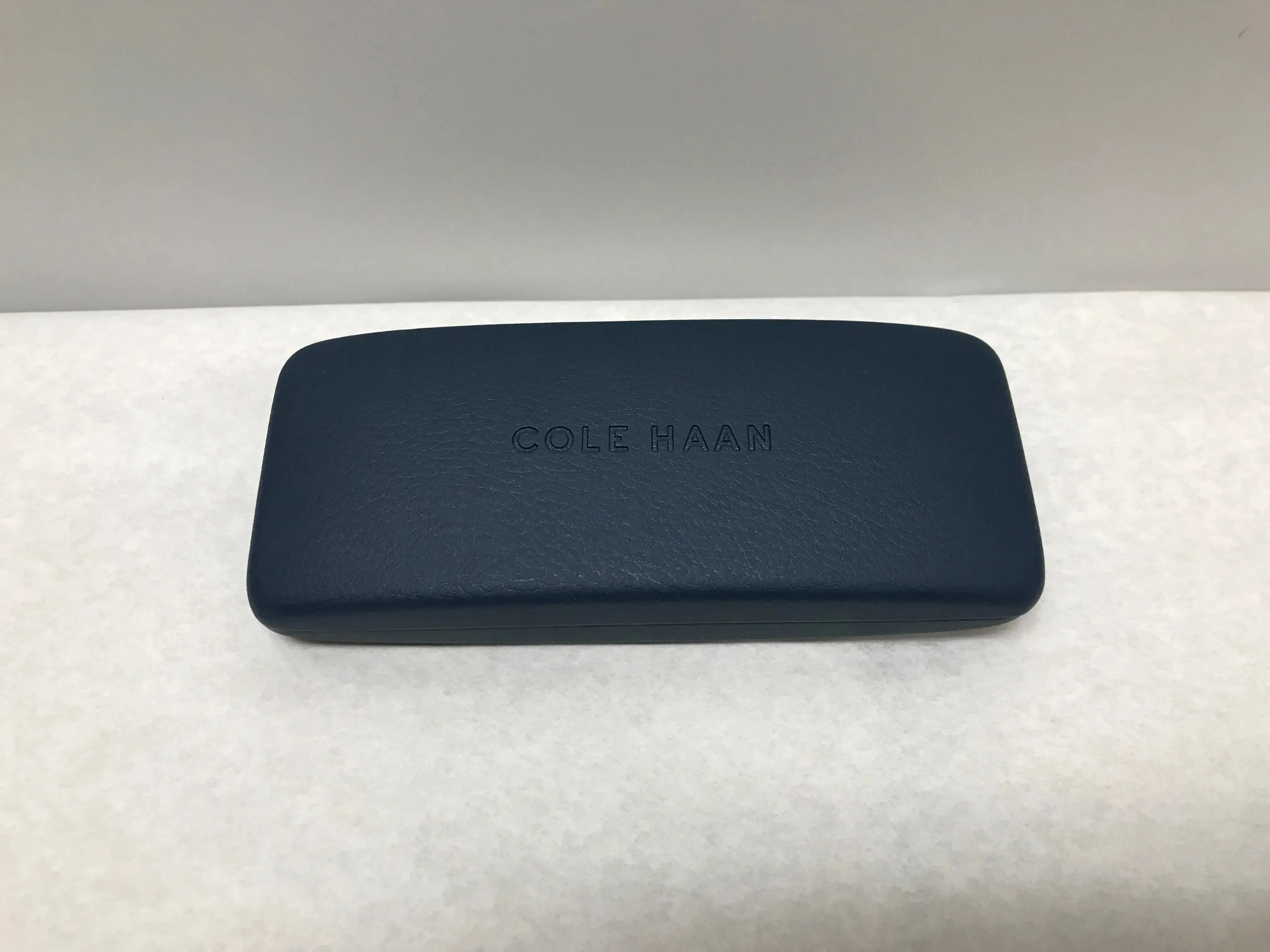Cole Haan Optical Logo Engraved Black Eye Glasses Hard Case | KMOPT-02
