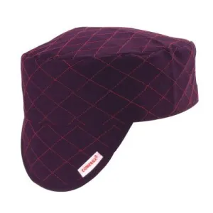 Comeaux Caps Style 3000 Black Quilted Shop Caps, Size 7 3/8, Black Quilted, BC-600-7-3/8