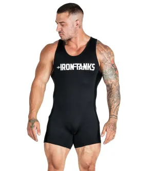 Conquer IPF Powerlifting Soft Suit Singlet - Black