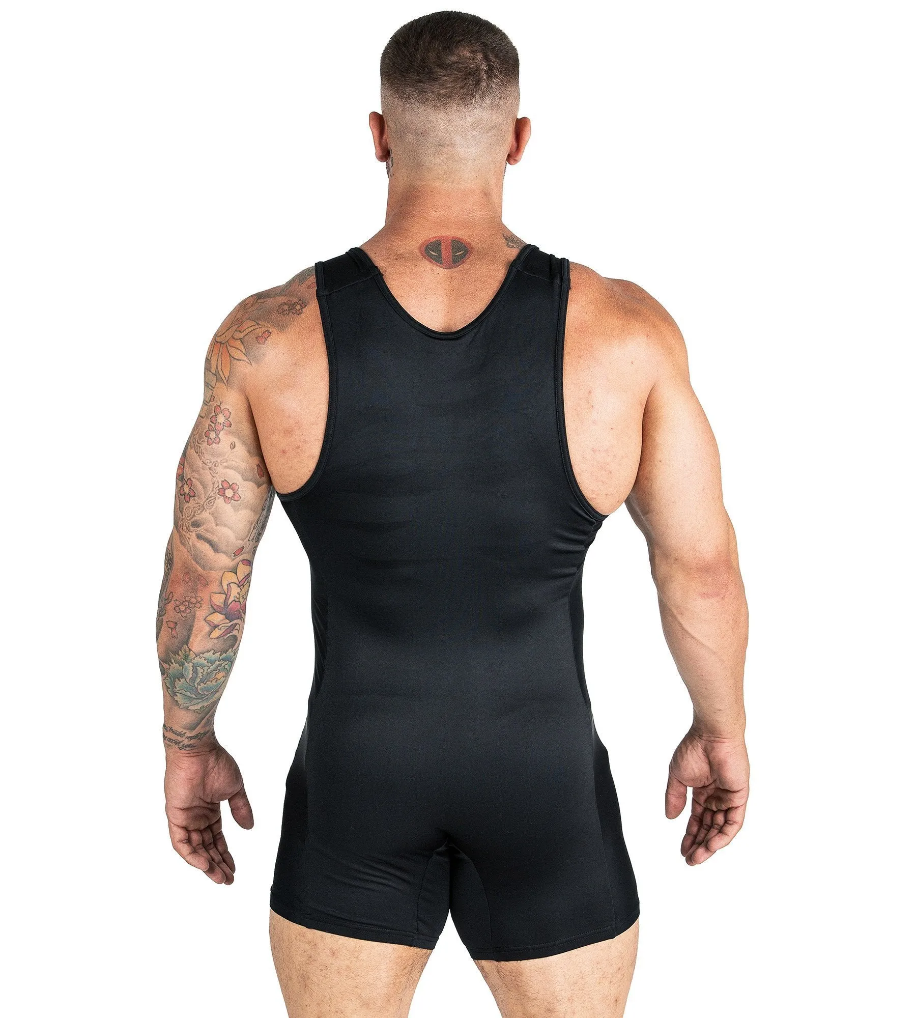 Conquer IPF Powerlifting Soft Suit Singlet - Black