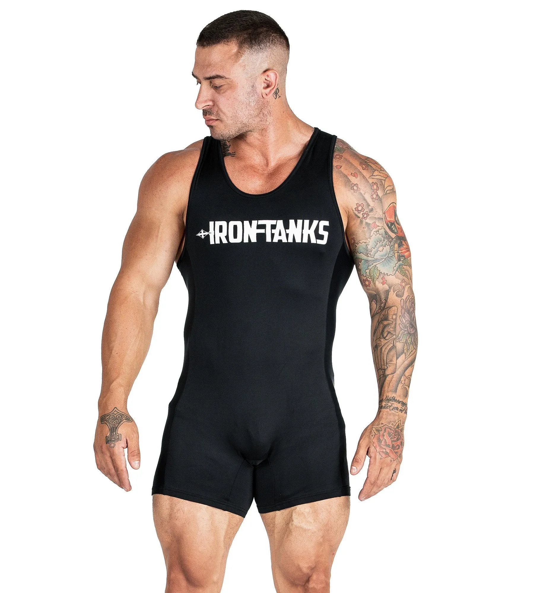 Conquer IPF Powerlifting Soft Suit Singlet - Black