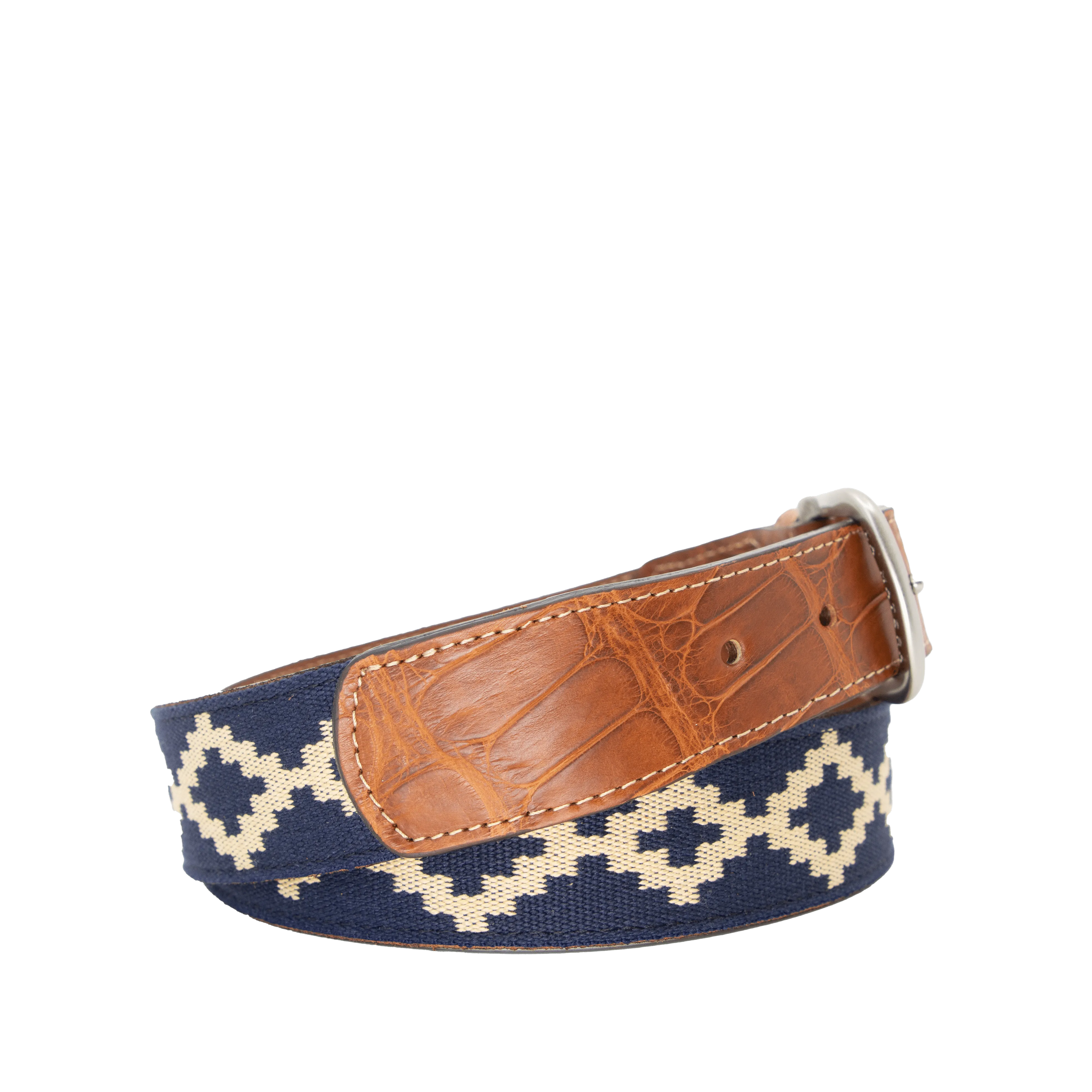 Corbina Alligator Woven Belt