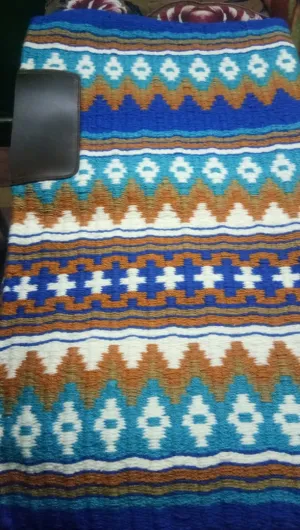 Cowboy Rust Show Blanket