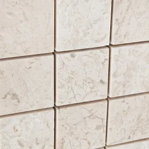 Crema Diva Marble 2 X 2 Polished Mosaic Tile - Lot of 50 Sheets
