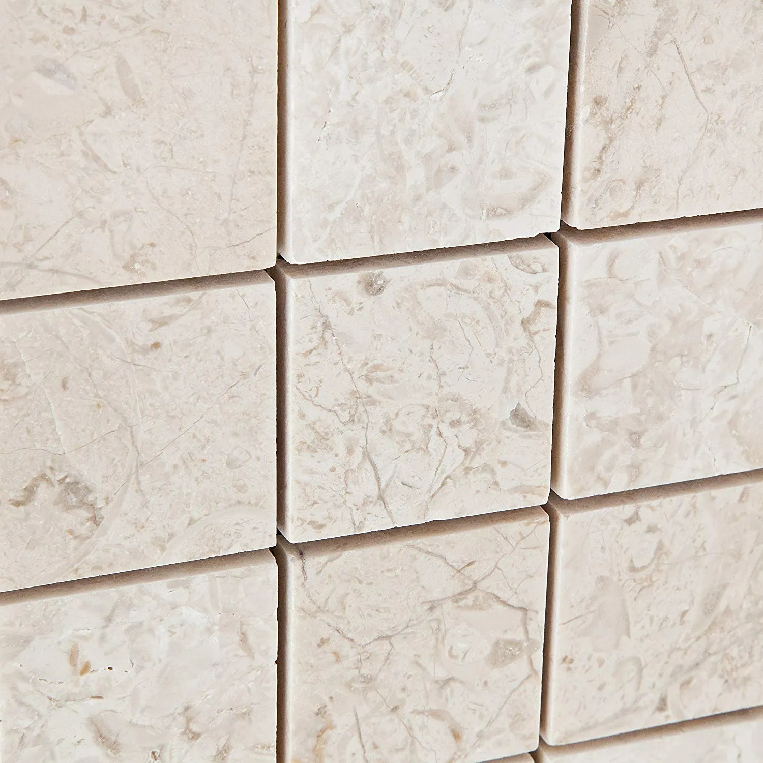 Crema Diva Marble 2 X 2 Polished Mosaic Tile - Lot of 50 Sheets