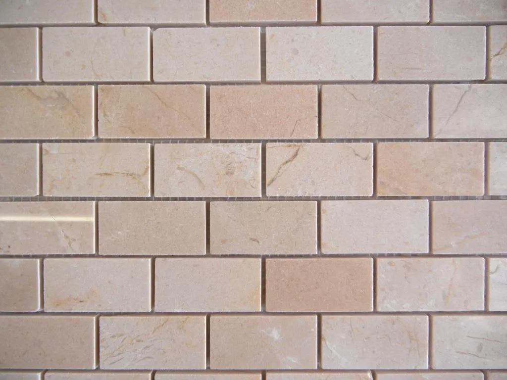 Crema Marfil mosaic polished 1x2