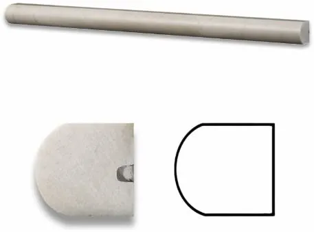 Crema Marfil Polished 3/4 x 12 Pencil Liner