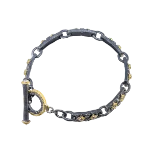 CRIVELLI TEXTURED LINK BRACELET